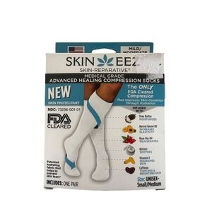 Skin Eez‎ Medical Grade Advanced Healing Compression Socks Unisex Small/Medium